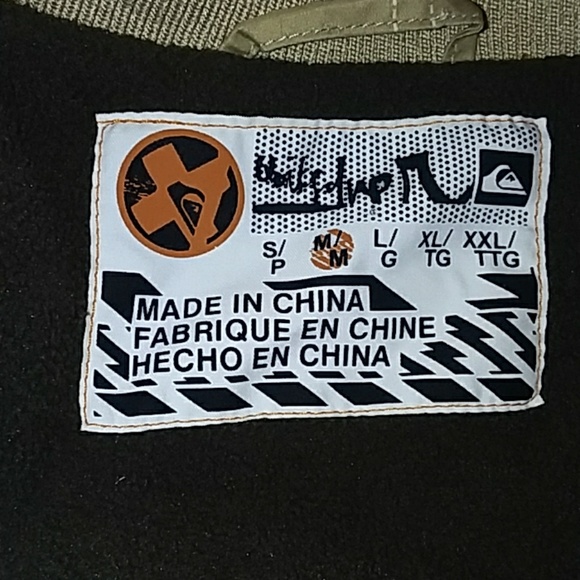 Quicksilver Men's Fleece Lined Jacket - Picture 5 of 8